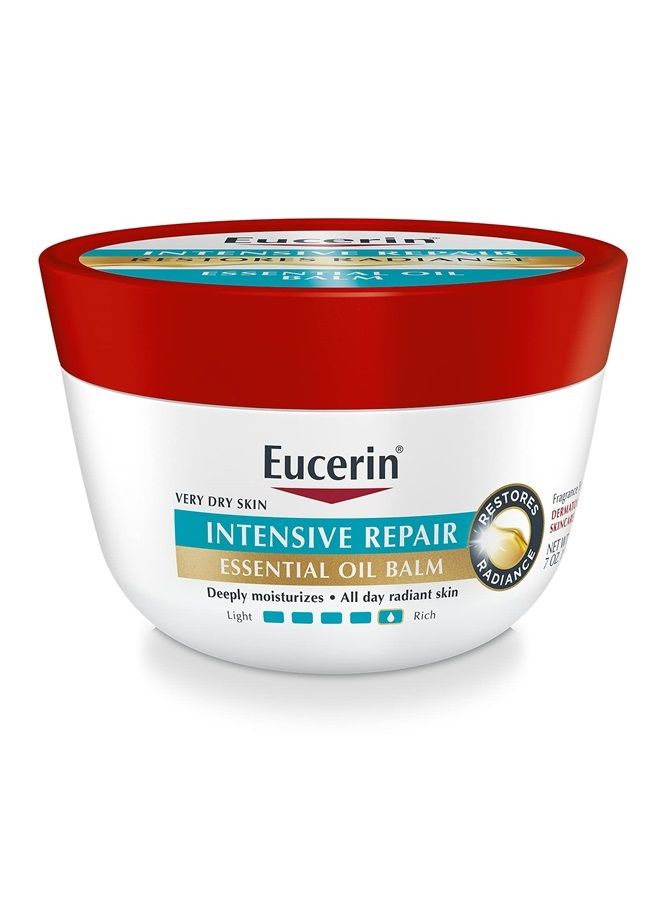 Eucerin Intensive Repair Essential Oil Balm, Body Balm for Very Dry Skin with Skin Essential Oils Shea Butter and Sunflower Oil, 7 Oz - Image 1