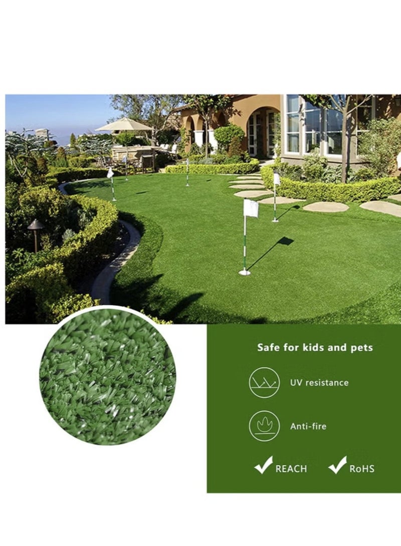 عشب صناعي للجدران والملاعب عشب سجاد عشب خفيف الوزن 10 مم (4 × 4 متر) - Image 4