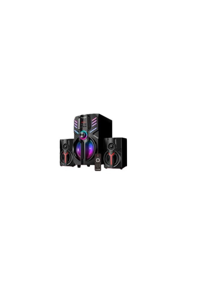 مكبر صوت بلوتوث 2*1 - أسود - إضاءة LED - 20 وات + 15 وات *2 - USB - بلوتوث - AUX - جهاز تحكم عن بعد - pzsku/ZB09407497DC26E64E47EZ/45/_/1737636145/a1717c59-1275-406a-ac5b-abe5cd47b228