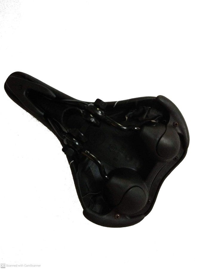 Aywal Saddle PU Form Mountain Bikes MTB Cycle Complete Bicycle Seat (Black) - Image 4