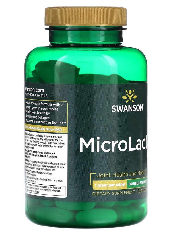 SWANSON MicroLactin Double Strength 1000 mg 120 Tablets - Image 2