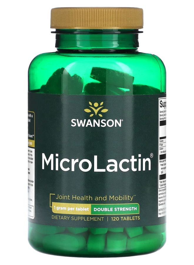 SWANSON MicroLactin Double Strength 1000 mg 120 Tablets - Image 1