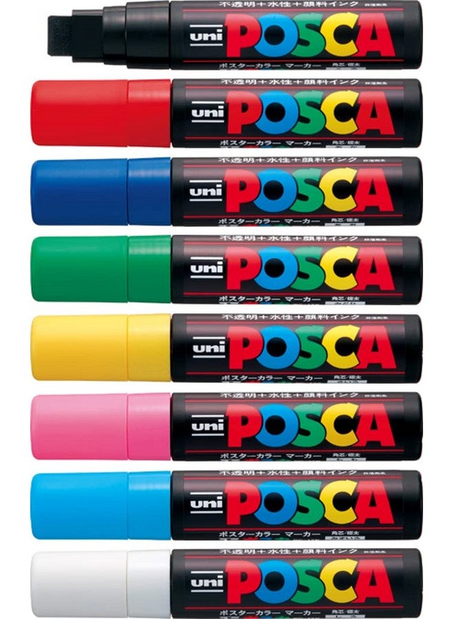 POSCA UNI POSCA PC-17K"FULL RANGE ALL 8 COLOURS" - Image 1