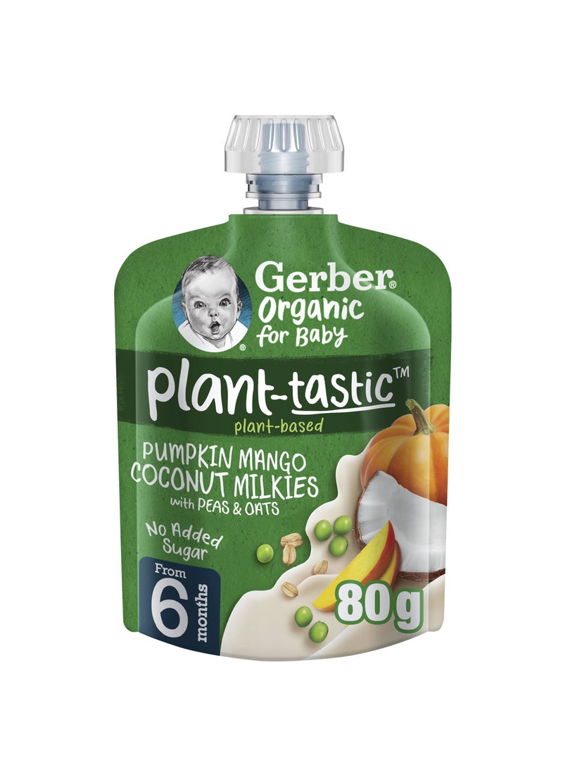 Gerber Organic Pumpkin Mango and Coconut Milkies Puree - Image 1