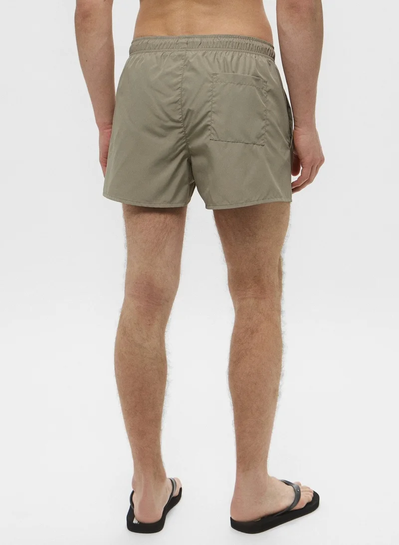 CALVIN KLEIN Short Swim Shorts With Drawstring