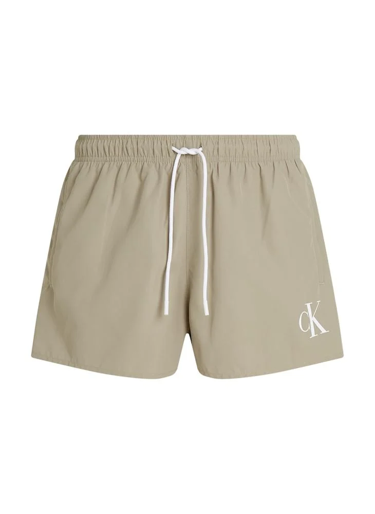 Calvin Klein Jeans Short Swim Shorts With Drawstring