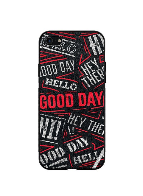 Protective Case Cover For Apple iPhone SE (2022) Hello There Good Day Design Multicolour
