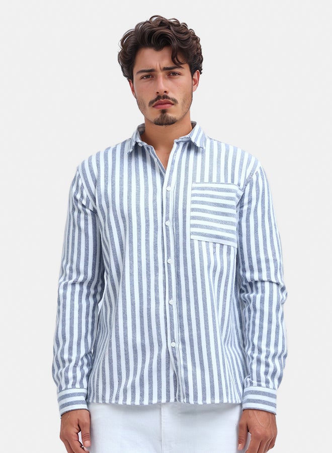 RAVIN Regular Fit Striped Casual Shirt - Image 2