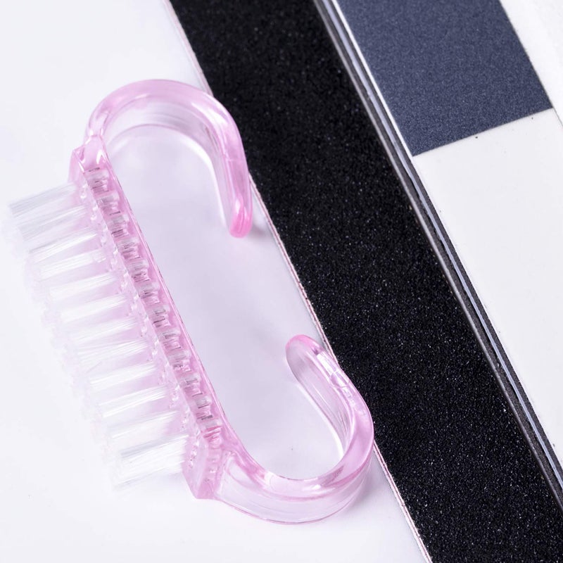 M'AYCREATE MAYCREATE® Nail Files Nail Buffers Set Professional Double Sided Emery Nail Shaper Strips Manicure Tools Kit, 100/180 Grit Nail Art Care Buffer Block for Home Salons Use - Image 3