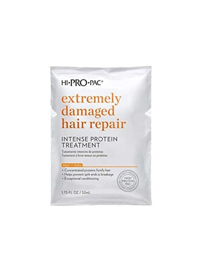 Hi-Pro-Pac Intense Protein Treatment, Extremely Damaged Hair Repair,Pack of 6