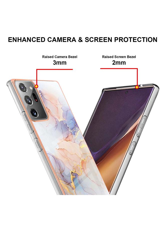 erorex Case For Samsung Galaxy Note20 Ultra Electroplating IMD TPU Phone Case - Image 4