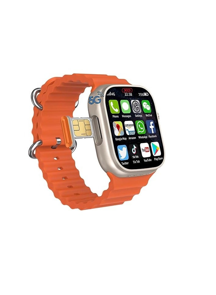 Smartberry Smartbarry C90 Max ,4G SIM Smart Watch with 4GB RAM and 64GB Internal Memory - with 2 Straps - Image 1