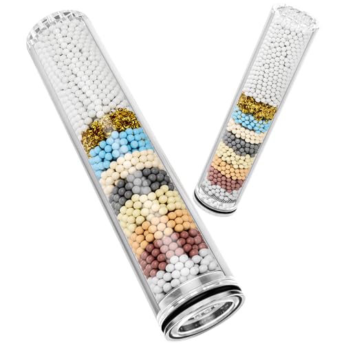 Magichome 2 Pack Replacement Filters for Handheld Shower Head - Water Softener Filters Beads for Hard Water - Remove Chlorine - Reduces Dry Itchy Skin - Image 1