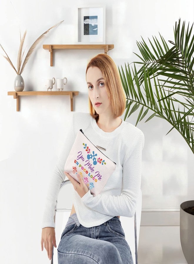 LEVLO Miguel Cosmetic Make Up Bag Cartoon Movie Fans Gift You Make Me Un Poco Loco Makeup Zipper Pouch Bag (Un Poco Loco) - Image 4