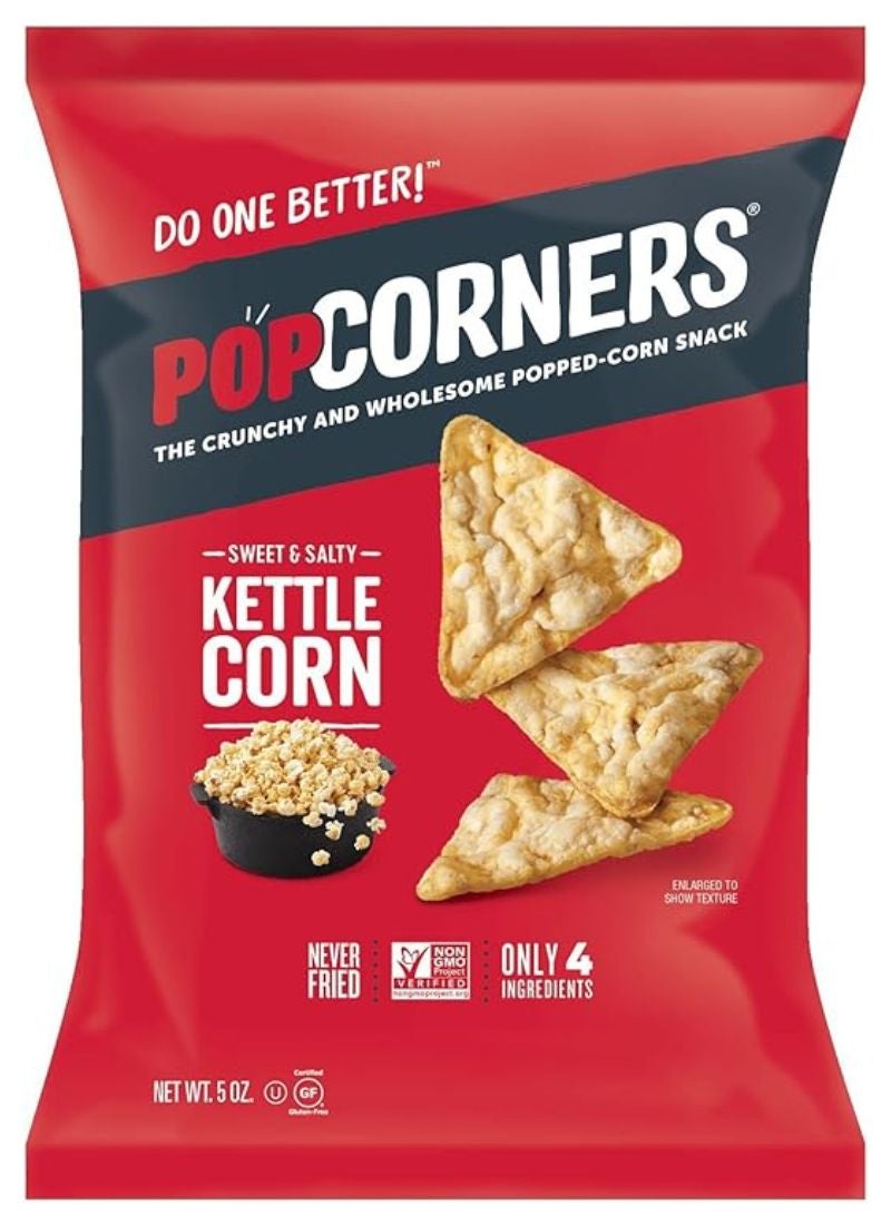 Popcorners Sweet & Salty Kettle Corn Popped Corn Chips 198.4g