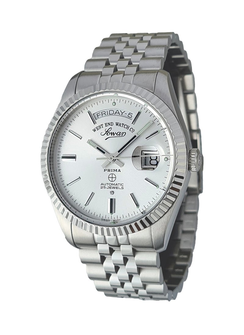 West End Watch Co West End Watch Co Silver Dial Stainless Steel Watch For Men 6868_10_2587N 41 mm  - Image 1