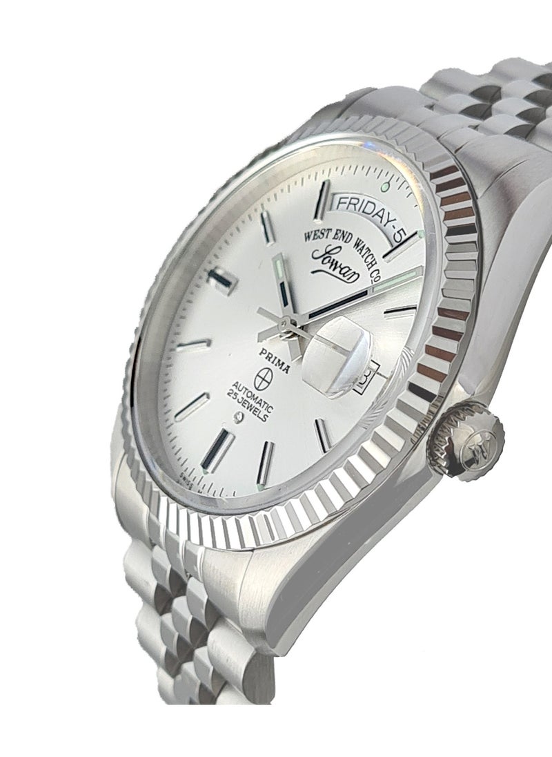 West End Watch Co West End Watch Co Silver Dial Stainless Steel Watch For Men 6868_10_2587N 41 mm  - Image 2