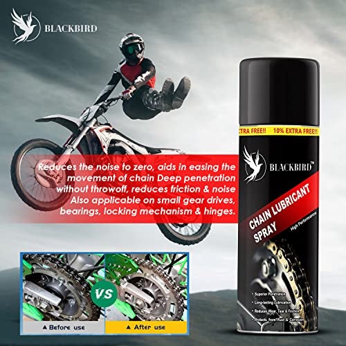BLACKBIRD Bike Chain Lube Spray 500 ML Chain Lubricant | Chain Spray (Pack of 1) - Image 5