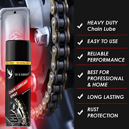 BLACKBIRD Bike Chain Lube Spray 500 ML Chain Lubricant | Chain Spray (Pack of 1) - Image 3