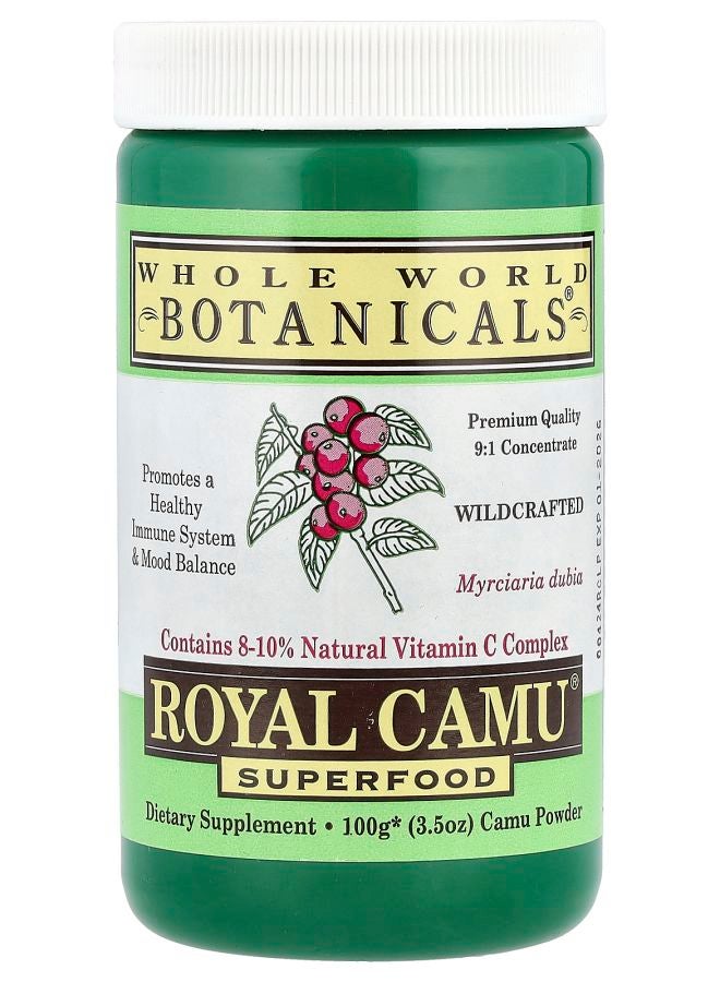 Whole World Botanicals Royal Camu® Superfood 3.5 oz (100 g)