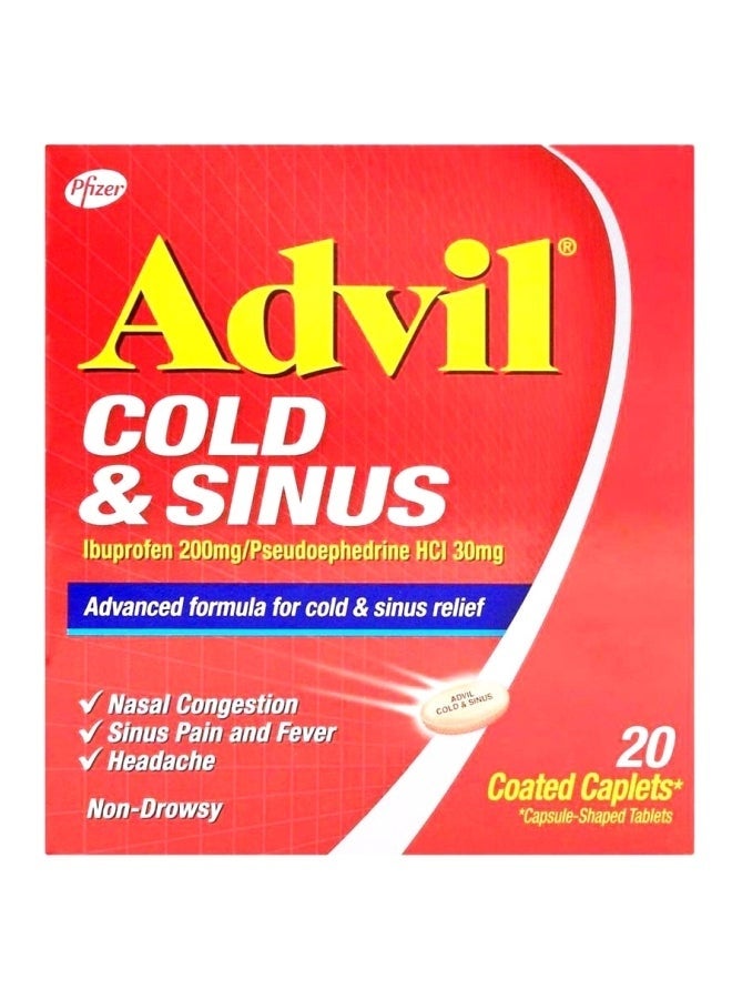 Advil أقراص البرد والجيوب الأنفية