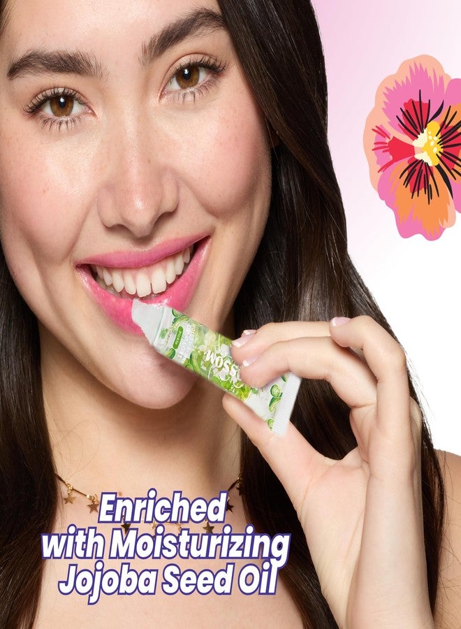 Blossom Lip Gloss Tubes, Pickle Scented Thick Clear High Shine Moisturizing Flower Lip Gel with Nourishing Jojoba Seed Oil, Infused with Real Flowers, 0.3oz, Pickle - Image 5