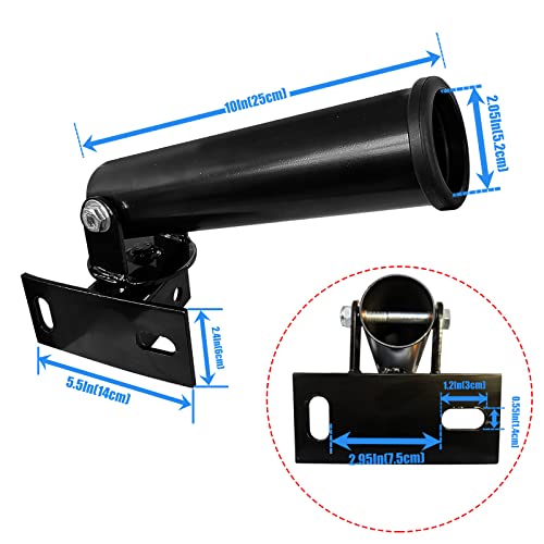 MARSAFIT Wall Mount Post Landmine Attachment for Barbell Bar with 360 Degree Rotation, T-bar Row Attachment Landmine Base, Fitness Exercise Equipment Fits 2 Inch Olympic Bars (UP) - Image 2