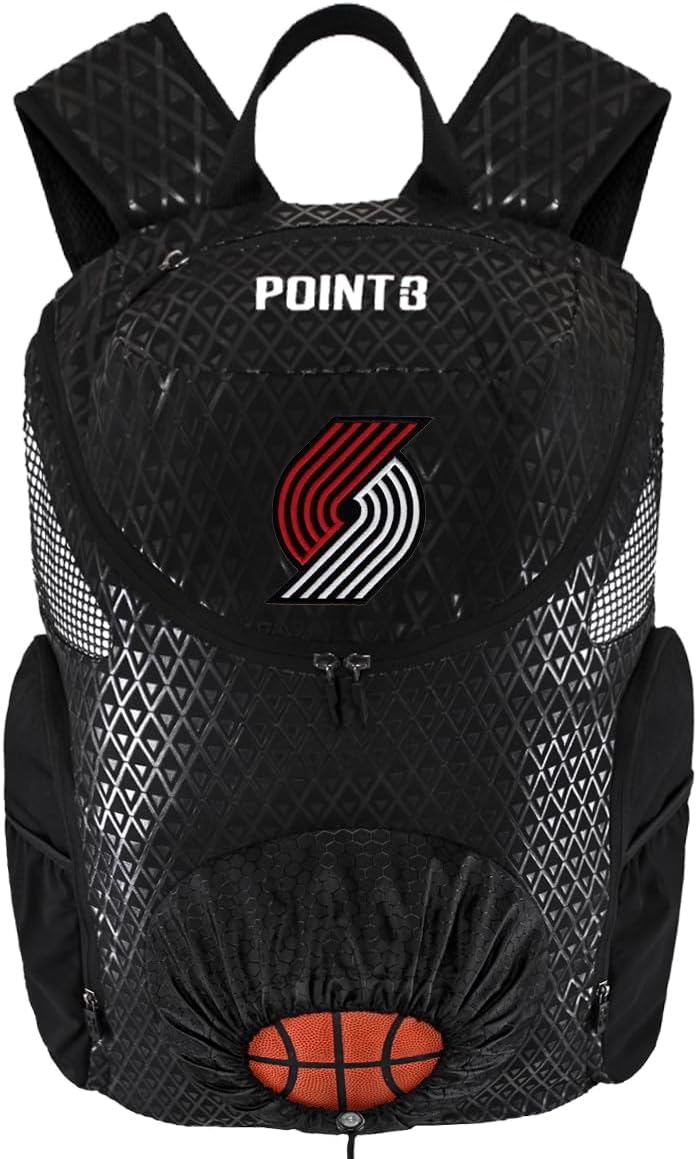 Point 3 Road Trip 2.0 Backpack Basketball Backpack with Drawstrong Closure | Ventilated Mesh Shoe Pocket Compartment - Image 1