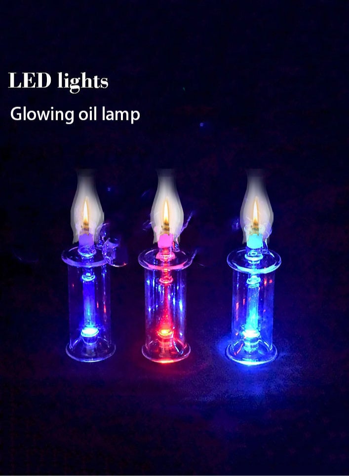 Glass Home Decorative Heat Resistant Oil Lamp Vase  - Image 2
