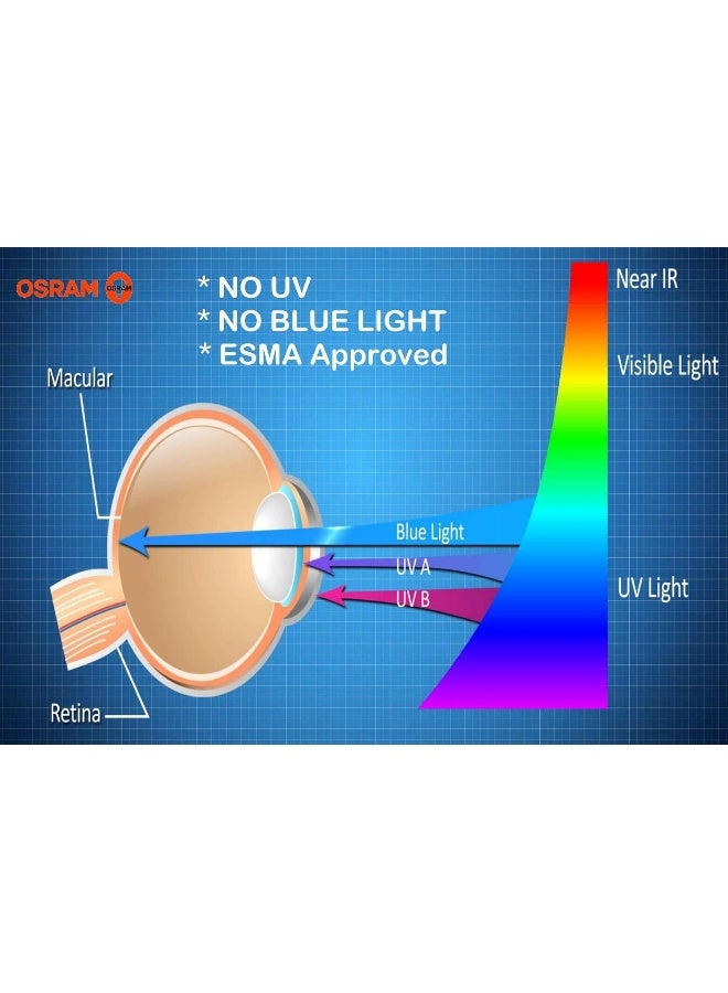 Osram Led Value Classic A60 Bulb E27 8.5W Daylight  - Image 4
