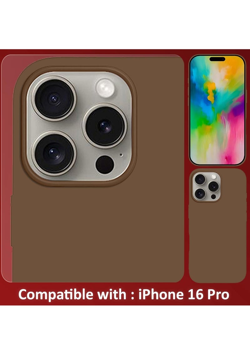 Liquid Silicone iPhone 16 Pro Case - Ultra Slim, Drop Protection, Soft Anti-Scratch Microfiber Lining (Model K) - Image 4