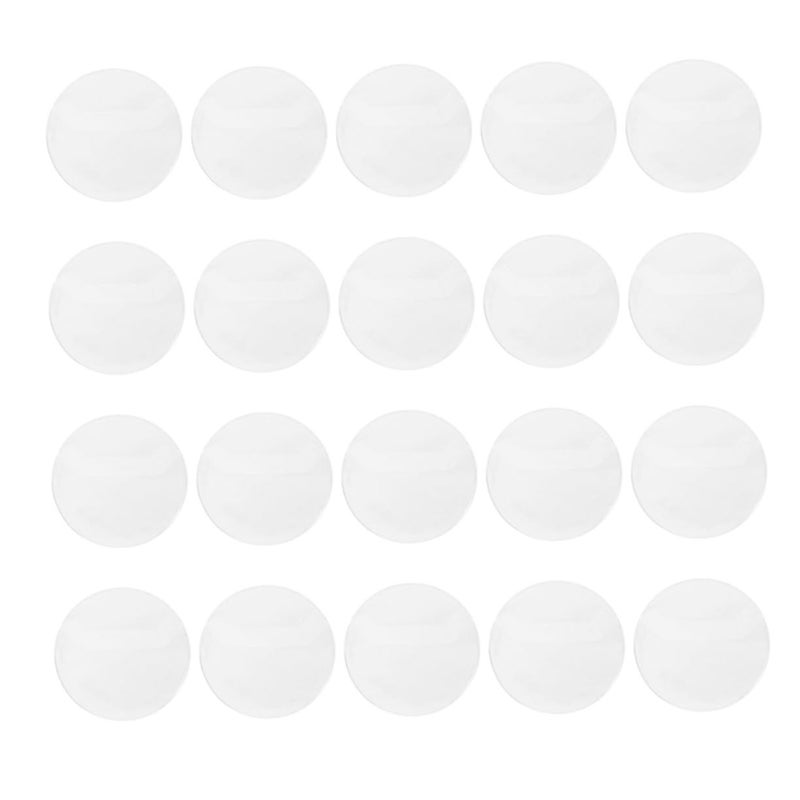 20pcs Round Badge Protector Covers for Display Storage Souvenir Parties - Image 2