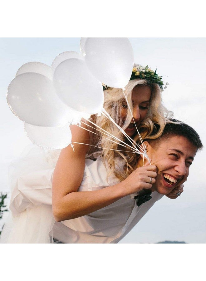 Led Light Up Balloons Daokey 30 Pack White Party Led Balloons Lights For Party Birthday And Wedding Decoration (White Balloons White Lights)