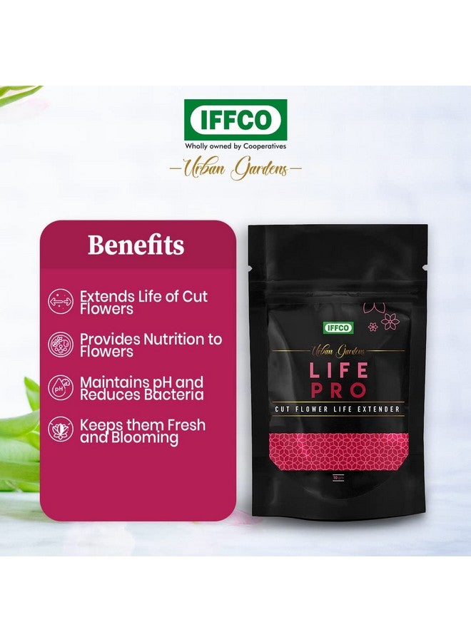 IFFCO Urban Gardens - Life Pro - Cut Flower Food and Life Extender (10gm X 10) - 100gm - Image 5