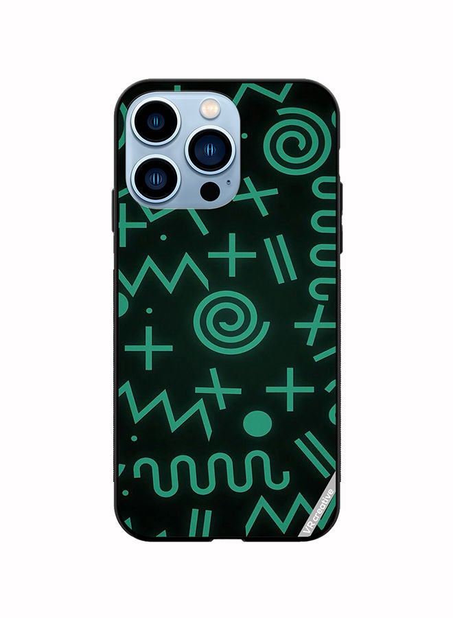 Protective Case Cover For Apple iPhone 14 Pro Max Geometry Shapes Abstract Design Multicolour