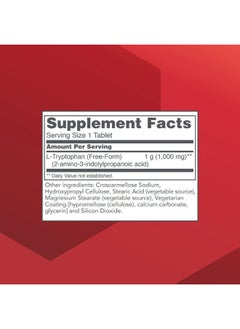 Protocol For Life Balance L-Tryptophan 1000mg - Sleep Support Promotes Relaxation - 60 Tabs  - Image 2