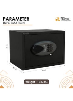 RIGID Large Hotel Safe 30x38x30 cm  - Image 2