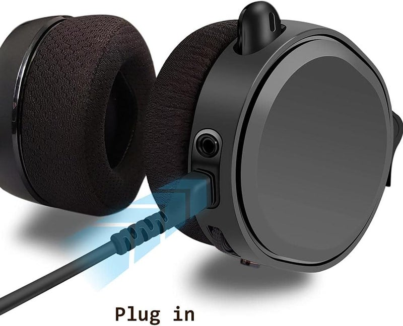 ام جي كور كابل صوتي بديل متوافق مع سماعات SteelSeries Arctis 3، Arctis 5، Arctis 7، Arctis Pro Gaming (من نوع ذكر إلى ذكر) - Image 4