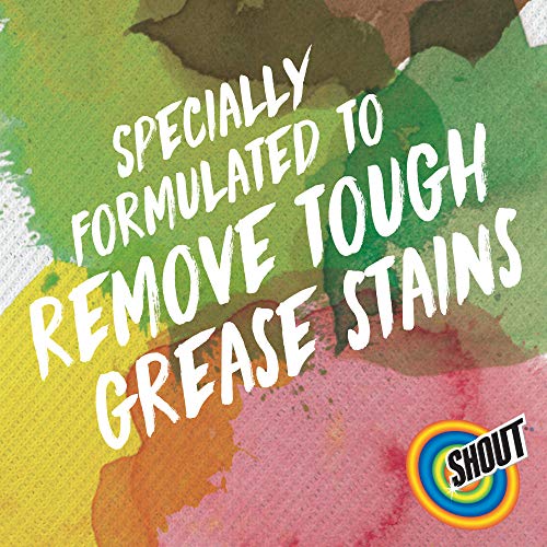 Shout Advanced Grease Busting Foam, Laundry Stain Remover, Oil and Grease Stain Remover for Clothes Laundry; Works on motor oil, bike grease, cooking oil, and more! 18oz Can - Image 2