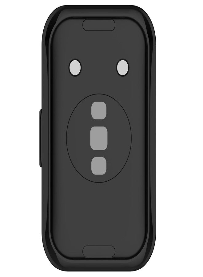 LOKEKE Compatible with Huawei Band 10 Protective Case Cover, Full Coverage TPU Protective Case Cover Shell Compatible with Huawei Band 10/9/8(TPU Black) - Image 4
