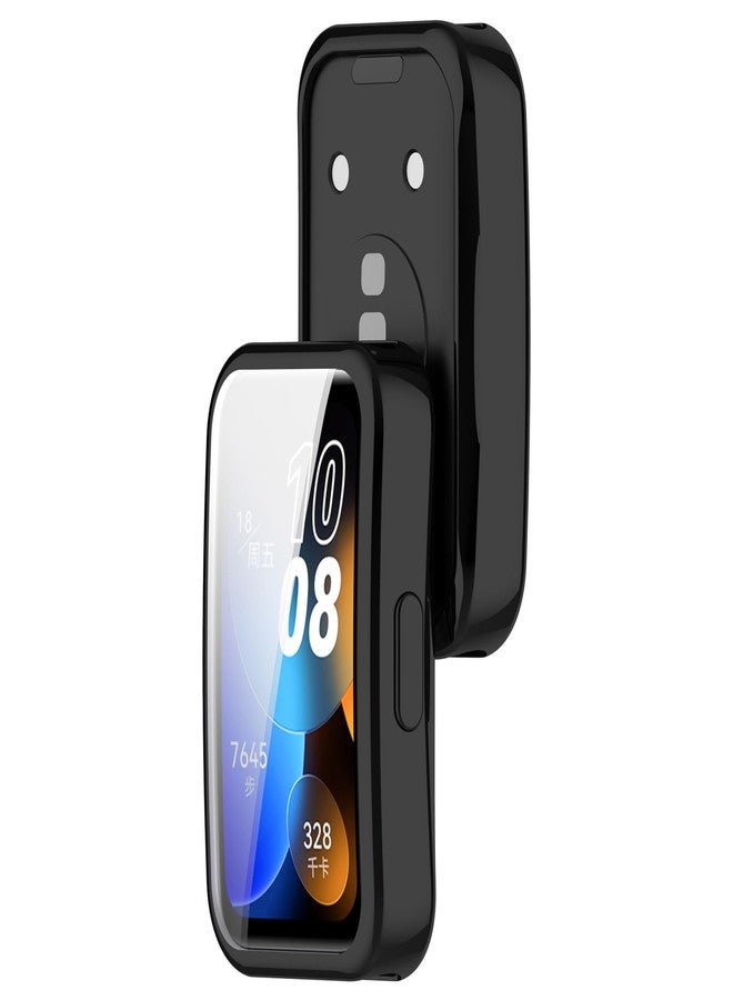 LOKEKE Compatible with Huawei Band 10 Protective Case Cover, Full Coverage TPU Protective Case Cover Shell Compatible with Huawei Band 10/9/8(TPU Black) - Image 3