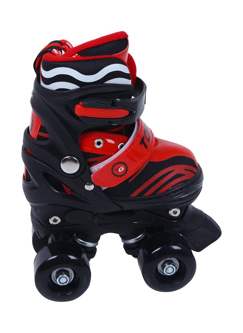 Top Gear Gear Roller Skates Shoes Tg 9008 Adjustable Double Row 4 Wheel For Kids  - Image 2