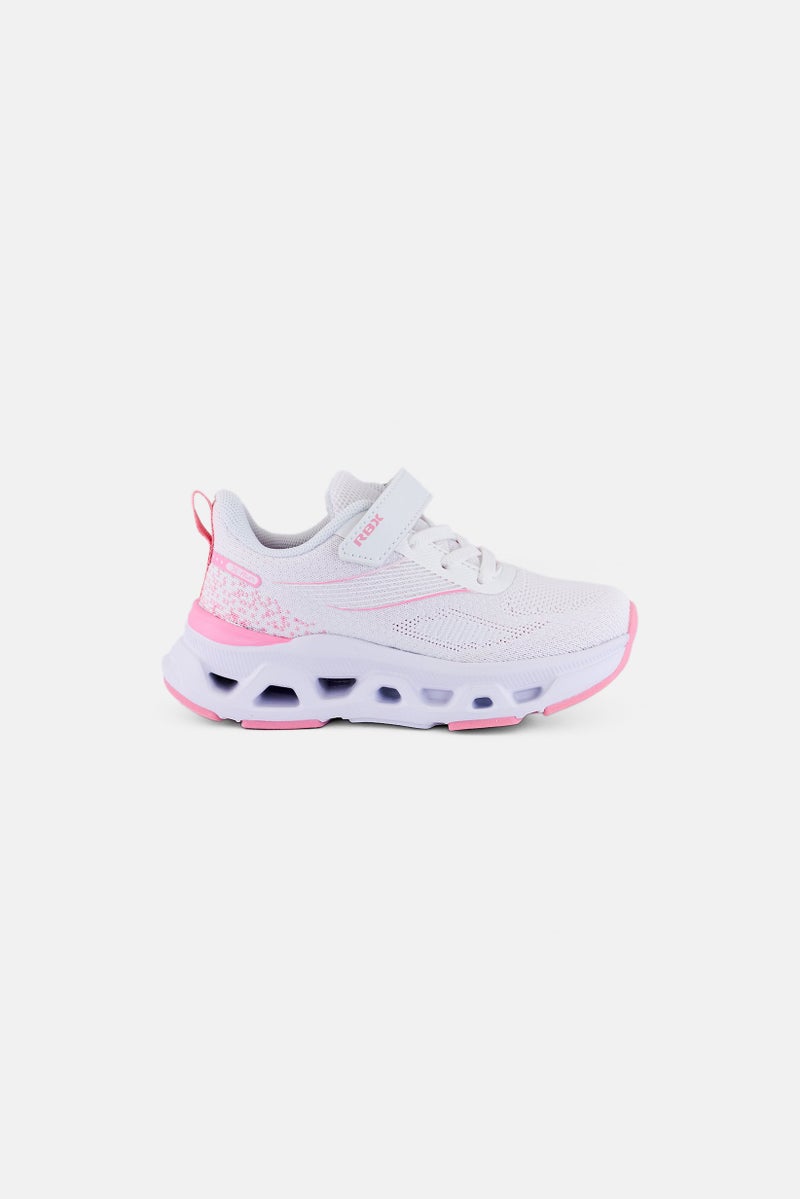 RBX Toddlers Girl Velcro Closure Outdoor Shoes, White - Image 4