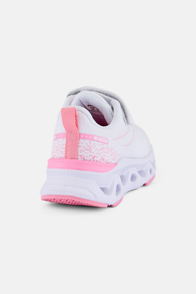 RBX Toddlers Girl Velcro Closure Outdoor Shoes, White - Image 3