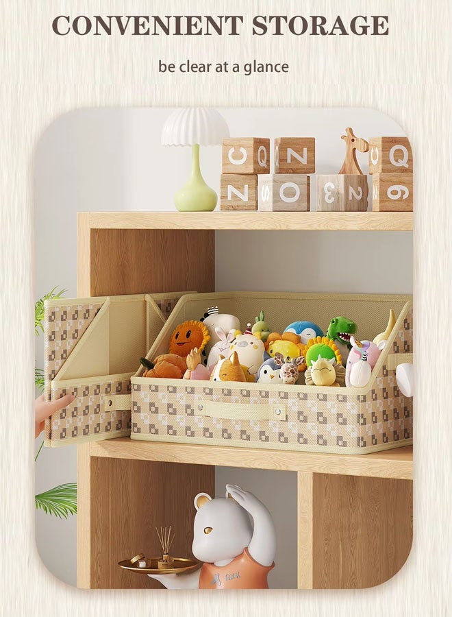 Storage Boxes,Storage Basket with Handles,Closet Organizers for Clothes Storage, Storage Cubes Organizer with Handles,Home Storage Box with Handles Organizer for Organizing Shelves, Closets, Clothes and Toy - Image 4