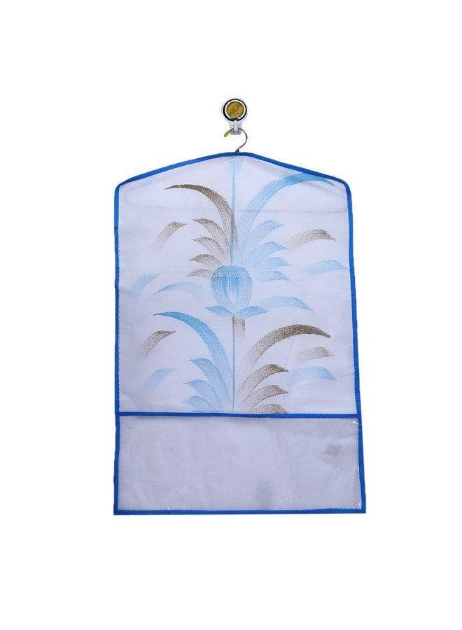 Kuber Industries Printed 12 Piece Non Woven Hanging Saree Cover Wardrobe Organiser (Blue) - CTKTC23144 - Image 2