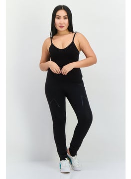 adidas Originals Women Sportswear Fit Pull On Training Leggings, Black  - Image 4