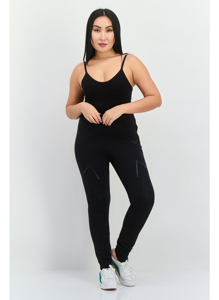 adidas Originals Women Sportswear Fit Pull On Training Leggings, Black  - Image 4