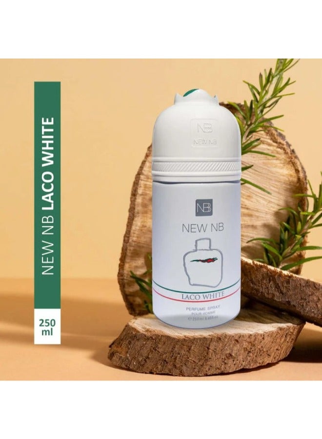 NEW NB Laco White Deodorant for Women - 250ml | Long-lasting Freshness & Invigorating Scent - Image 2