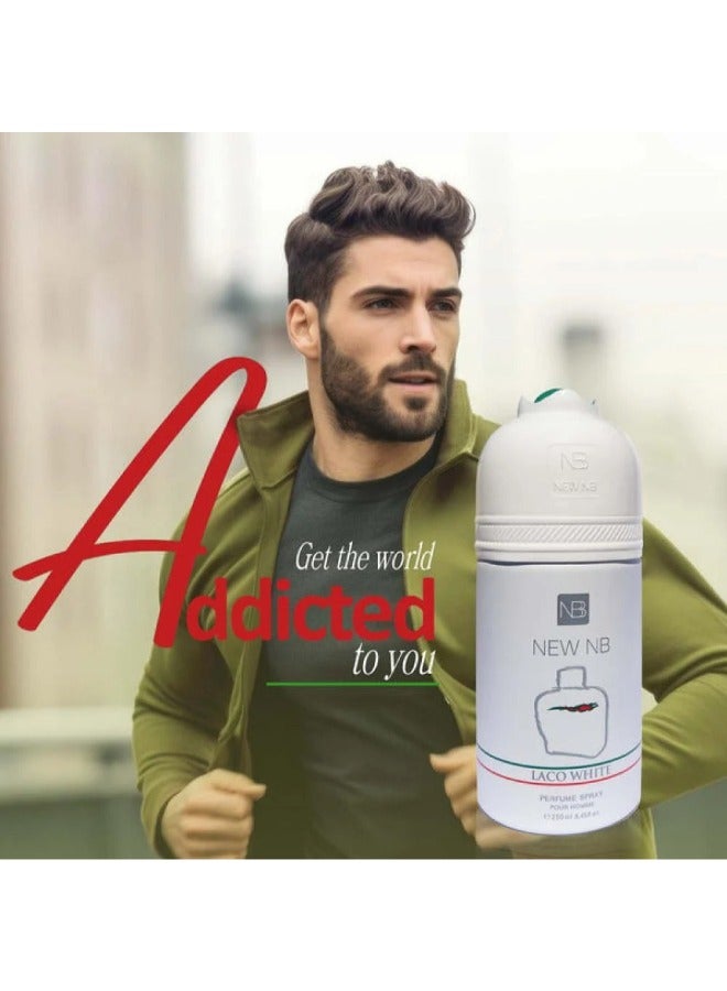 NEW NB Laco White Deodorant for Women - 250ml | Long-lasting Freshness & Invigorating Scent - Image 5